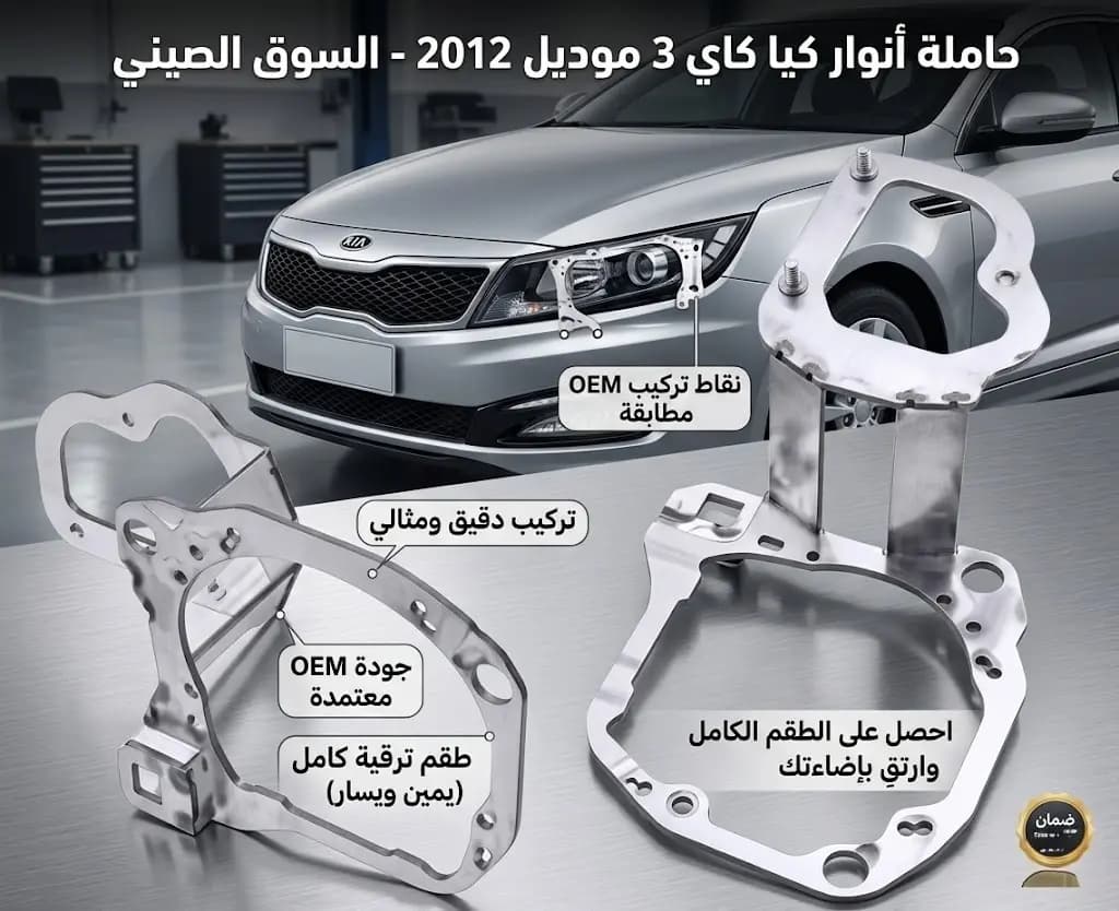 حاملة أنوار كيا K3 صيني 2012 / Kia K3 Chinese 2012 Headlight Bracket