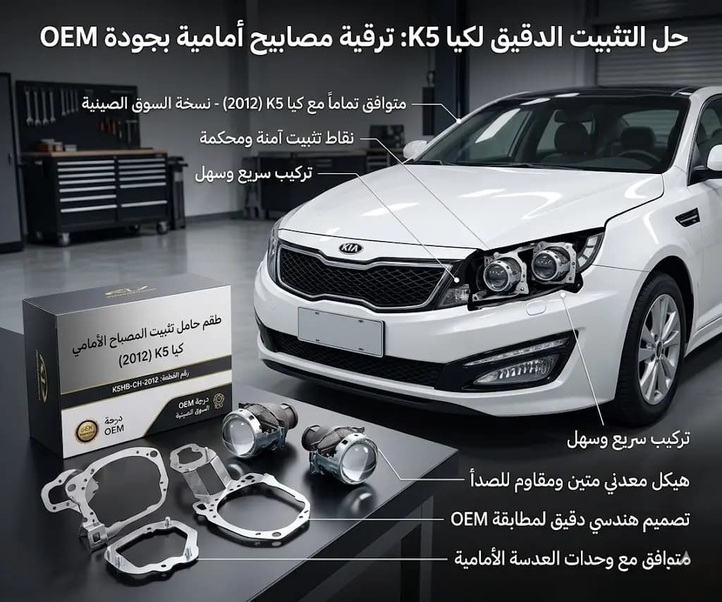 حاملة أنوار كيا K5 2012 صيني / Kia K5 Headlight Bracket 2012 Chinese