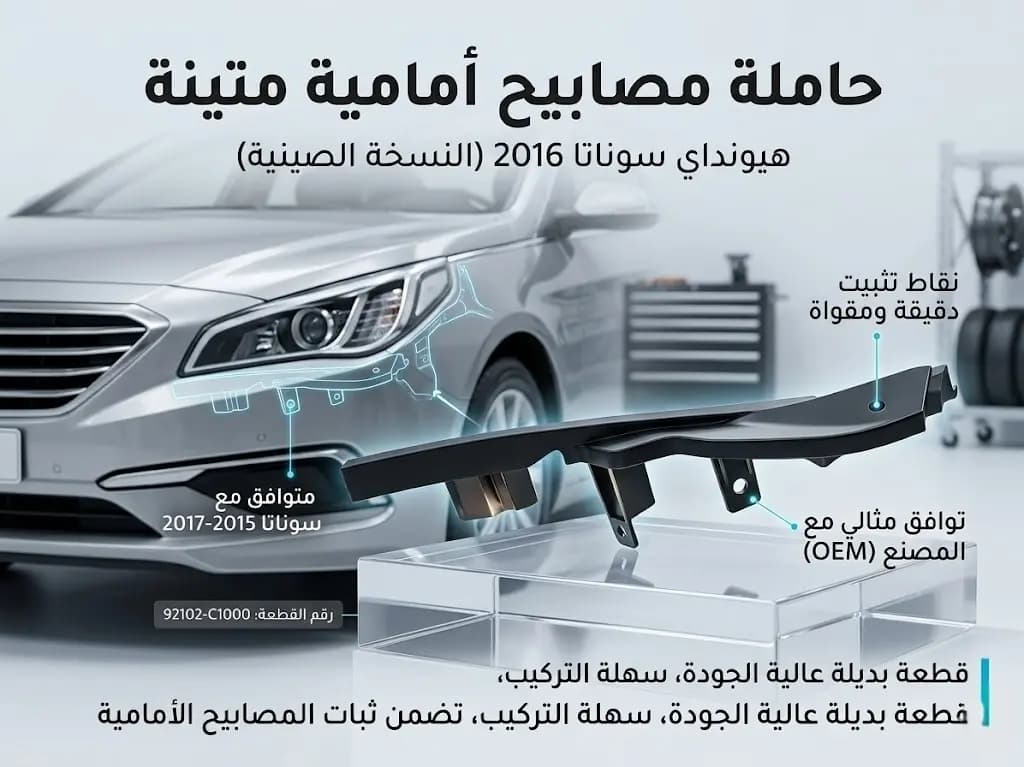 حاملة مصابيح أمامية هيونداي سوناتا 2016 صيني / Hyundai Sonata Headlight Bracket